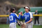 Softball vs Babson  Wheaton College Softball vs Babson College. - Photo by Keith Nordstrom : Wheaton, Softball, Babson, NEWMAC